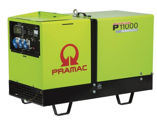 Pramac P11000 Diesel Generator – 9.0kW Continuous, Single-Phase, Silent
