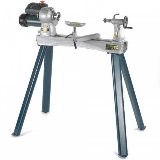 Record Power Coronet Herald Variable-Speed Woodturning Lathe – M33 Spindle, Swivel Headstock