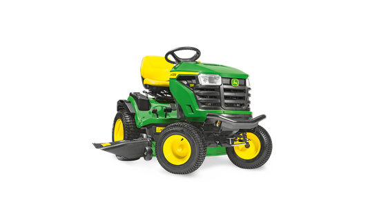John Deere X167 Ride-On Lawn Tractor – 122 cm Cutting Deck, V-Twin Engine, Hydrostatic Drive