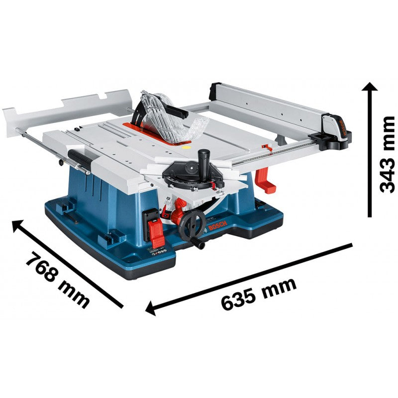 Bosch GTS 10 XC Professional Table Saw – 254 mm Blade, Sliding Table, 635 mm Rip Capacity
