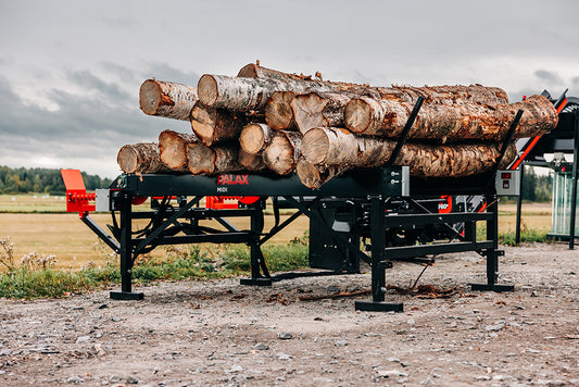 Palax Midi Log Table — Chain-Feed In-Feed Firewood Processor Accessory