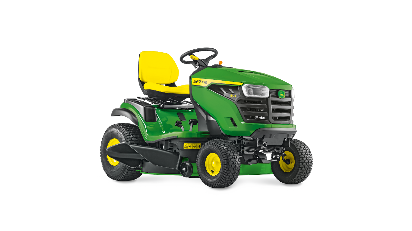 John Deere X127 Ride-On Lawn Tractor – 107 cm Cutting Deck, Hydrostatic Drive