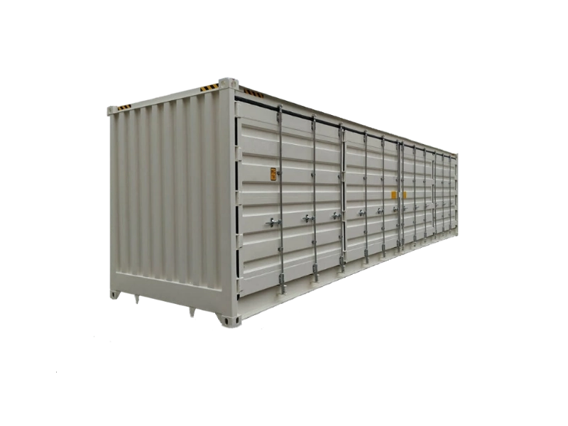 40-Foot High Cube Open Side Shipping Container (First Trip)