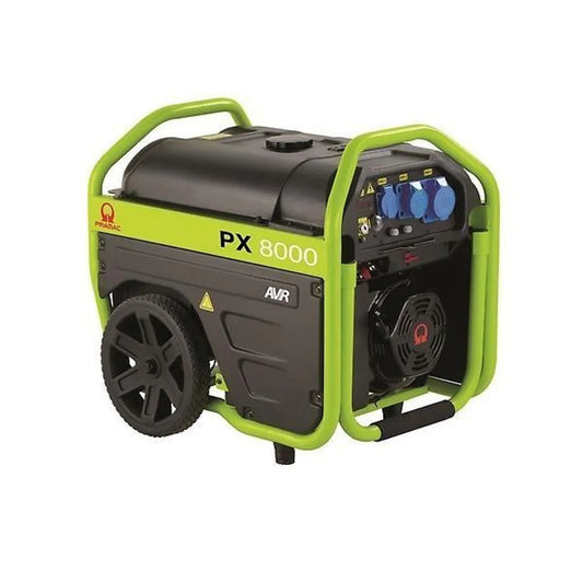 Pramac PX8000 Petrol Generator – 4.5kW Continuous, AVR, Single-Phase