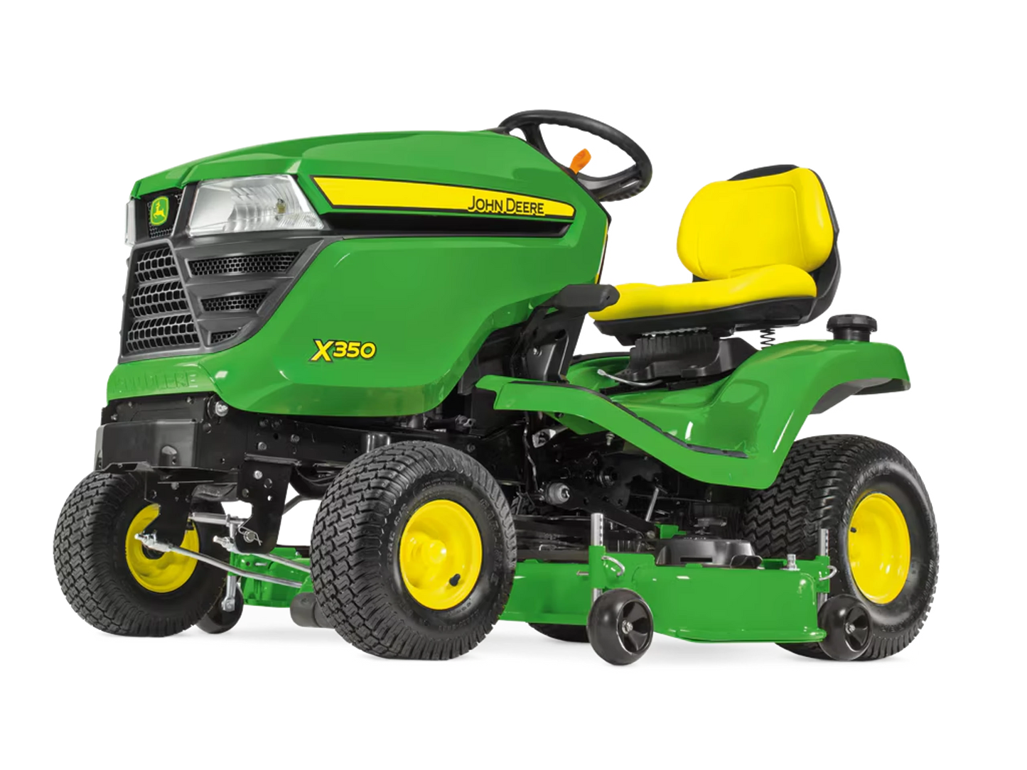 John Deere X350 – Ride-On Lawn Tractor with Rear Grass Collection