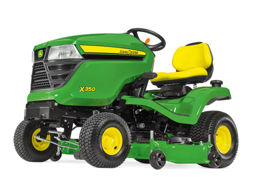 John Deere X350 – Ride-On Lawn Tractor with Rear Grass Collection