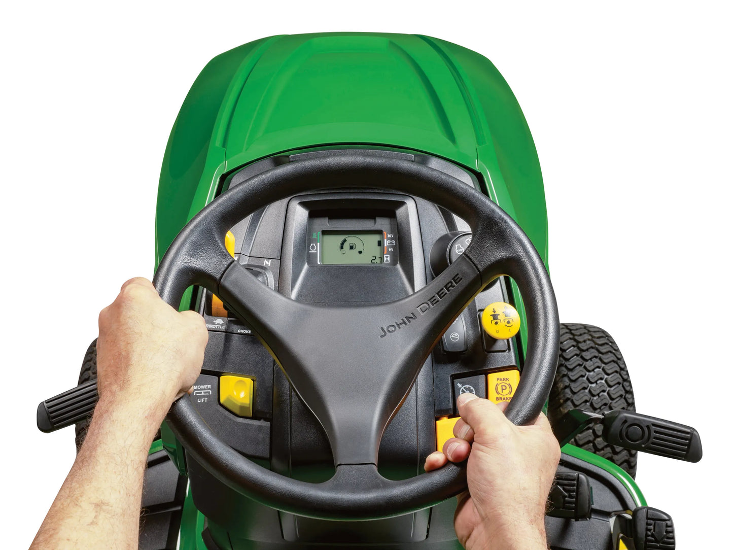 John Deere X350 – Ride-On Lawn Tractor with Rear Grass Collection
