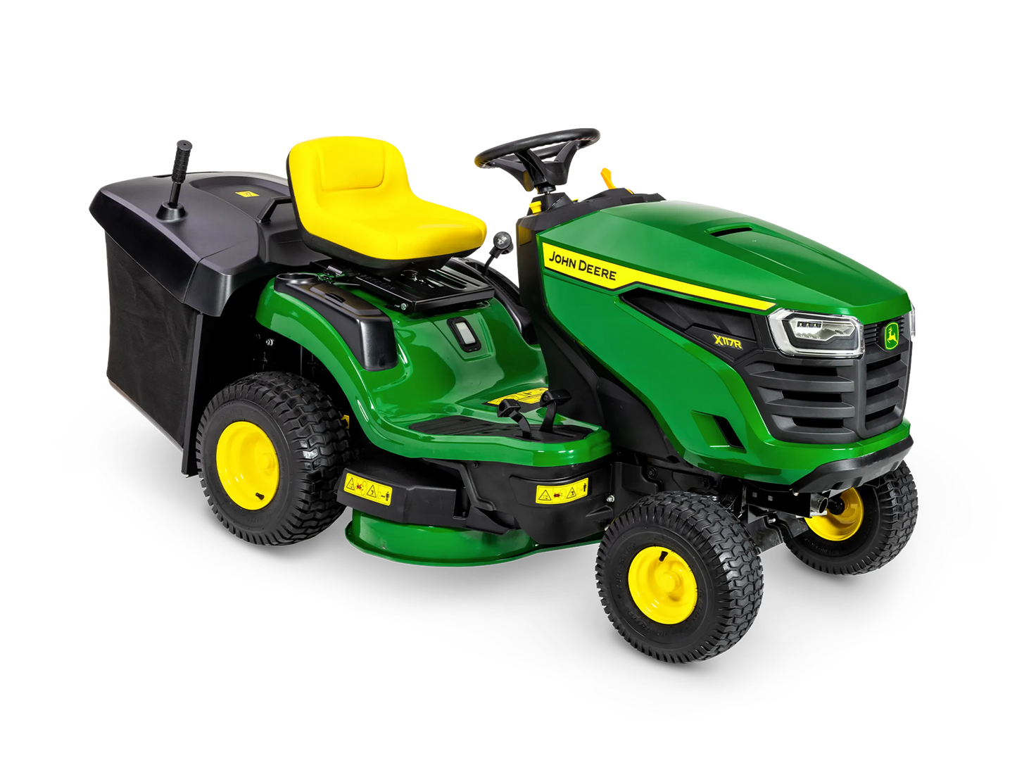 John Deere X117R – Ride-On Lawn Tractor with Rear Grass Collection