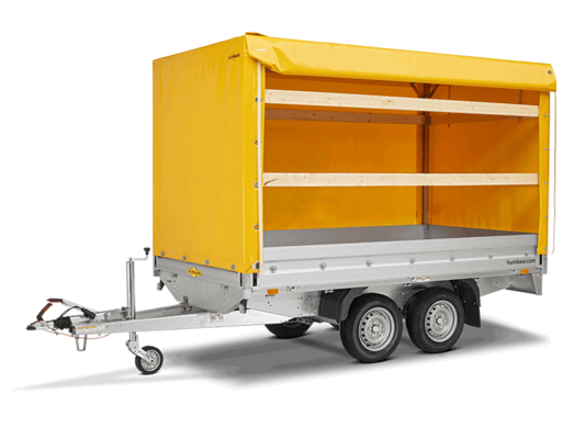 Humbaur HT 203116 – Tandem-Axle Aluminium Flatbed Trailer (2,000 kg)