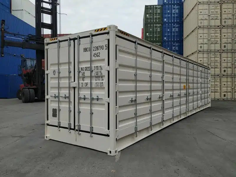 40-Foot High Cube Open Side Shipping Container (First Trip)