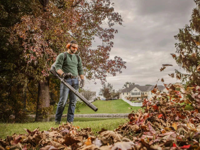 STIHL BR 350 Petrol Backpack Blower – High-Power Garden and Property Cleaner