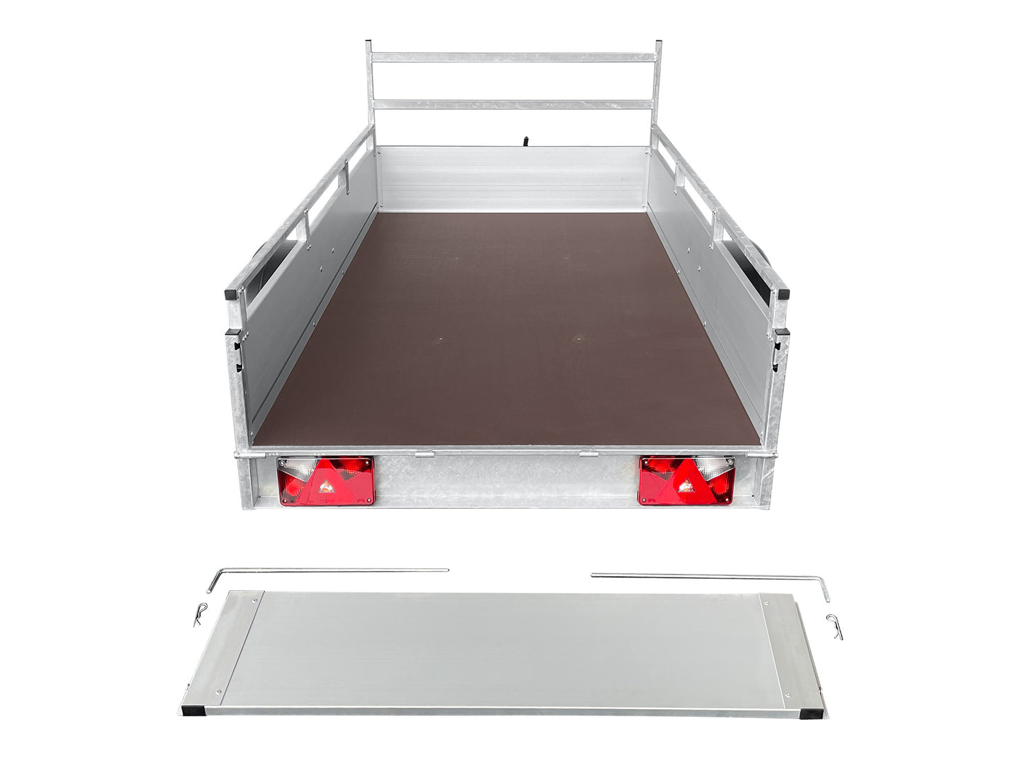 Anssems GTB 1200 – 251×126 R Braked Utility Trailer with Aluminum Box (1200 kg)