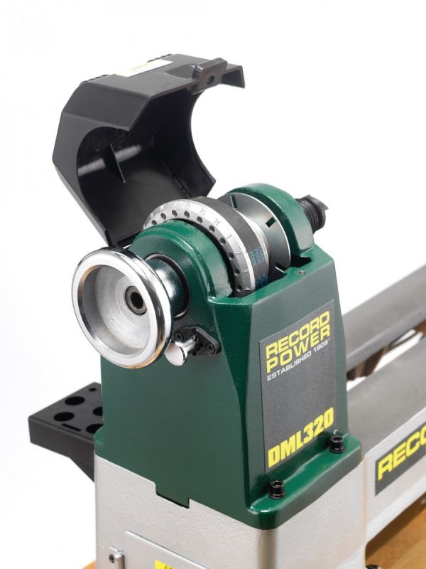 Record Power DML320 Variable-Speed Woodturning Lathe – M33 Spindle