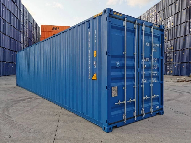 40-Foot High Cube Double Door Shipping Container (First Trip)