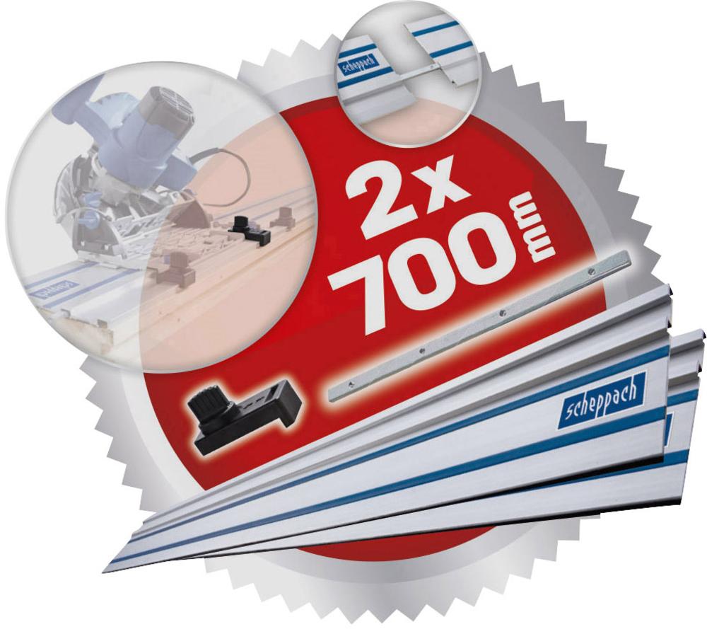 Scheppach PL55 Plunge Saw with Guide Rails – 160 mm Precision Track Saw