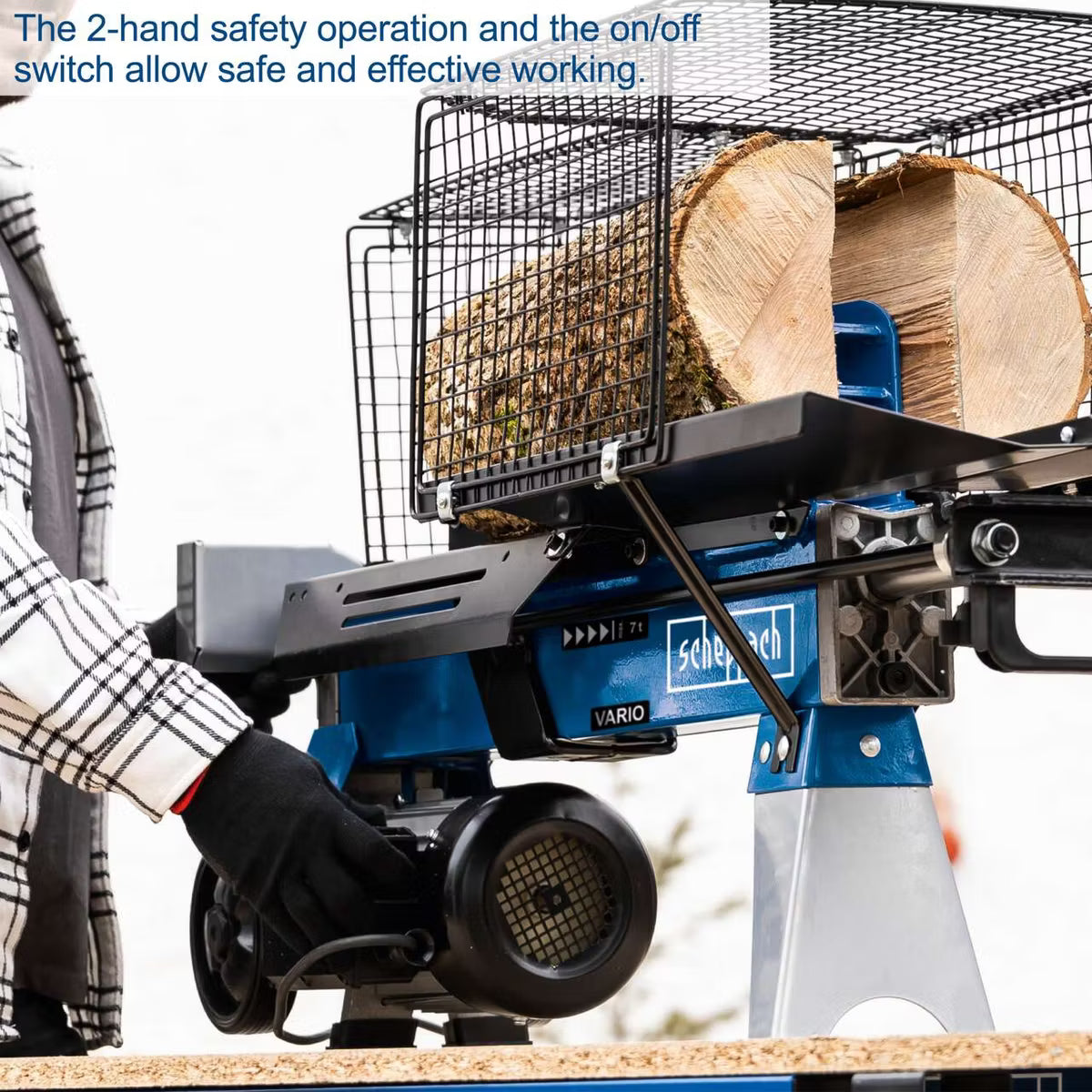 Scheppach HL760LS – 7-Tonne Electric Vertical Log Splitter