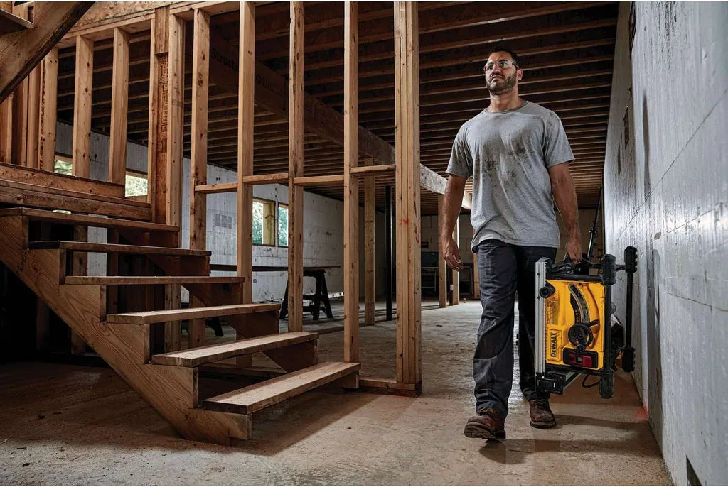 DeWalt DWE7485 Portable Table Saw – 210 mm, 1850 W