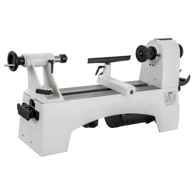 Jet JWL-1221VS Variable Speed Woodturning Lathe – 12″ Swing, Bench Mounted
