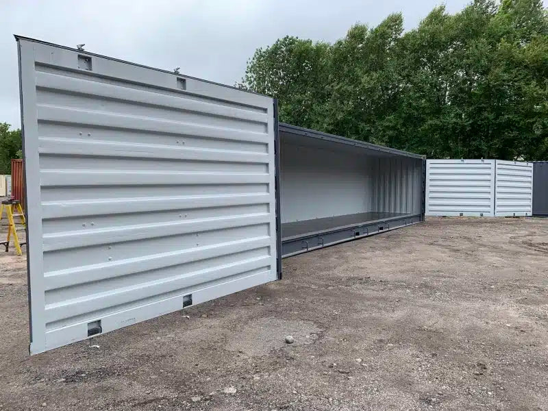 40-Foot High Cube Open Side Shipping Container (First Trip)