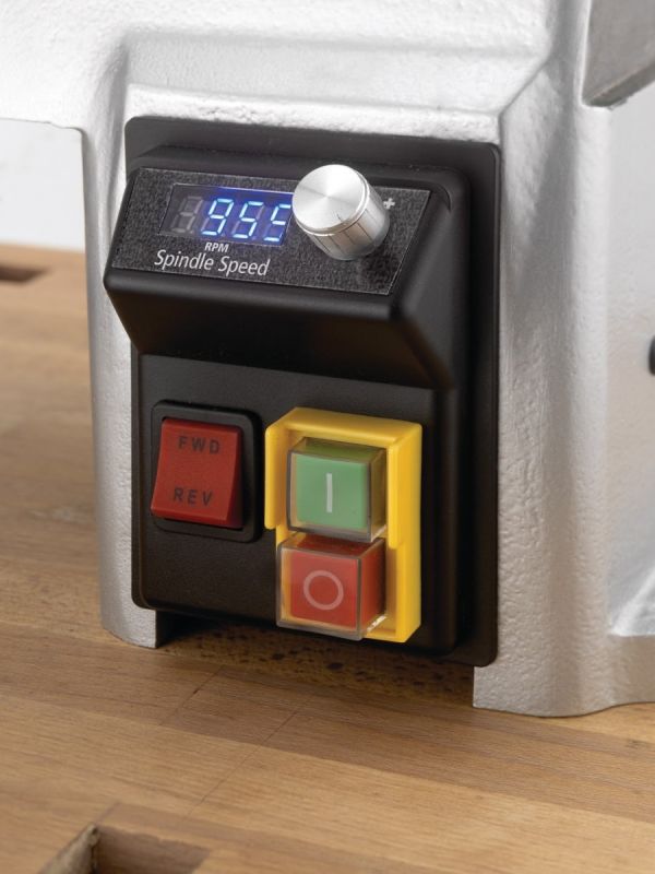 Record Power DML320 Variable-Speed Woodturning Lathe – M33 Spindle