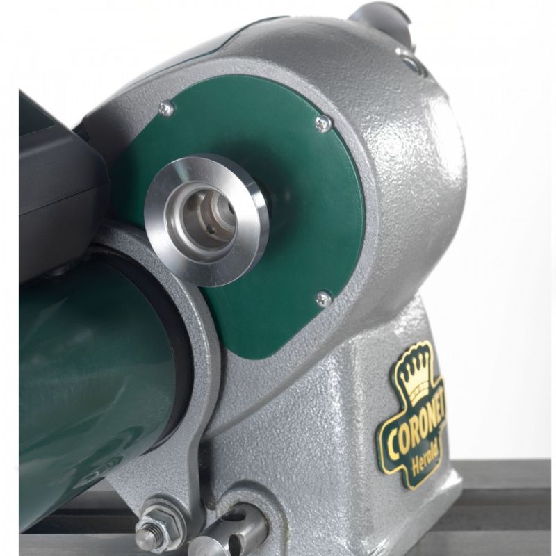 Record Power Coronet Herald Variable-Speed Woodturning Lathe – M33 Spindle, Swivel Headstock