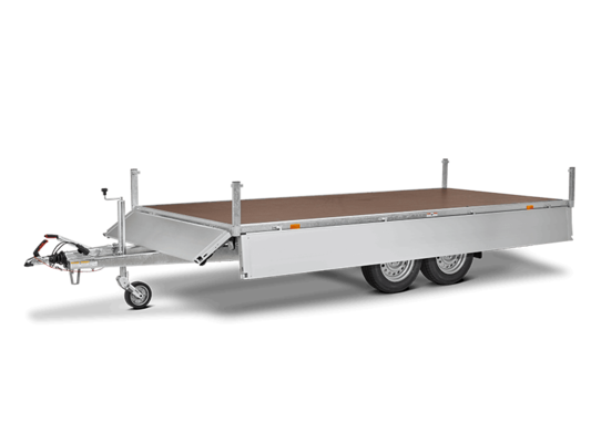 Humbaur HT 203116 – Tandem-Axle Aluminium Flatbed Trailer (2,000 kg)