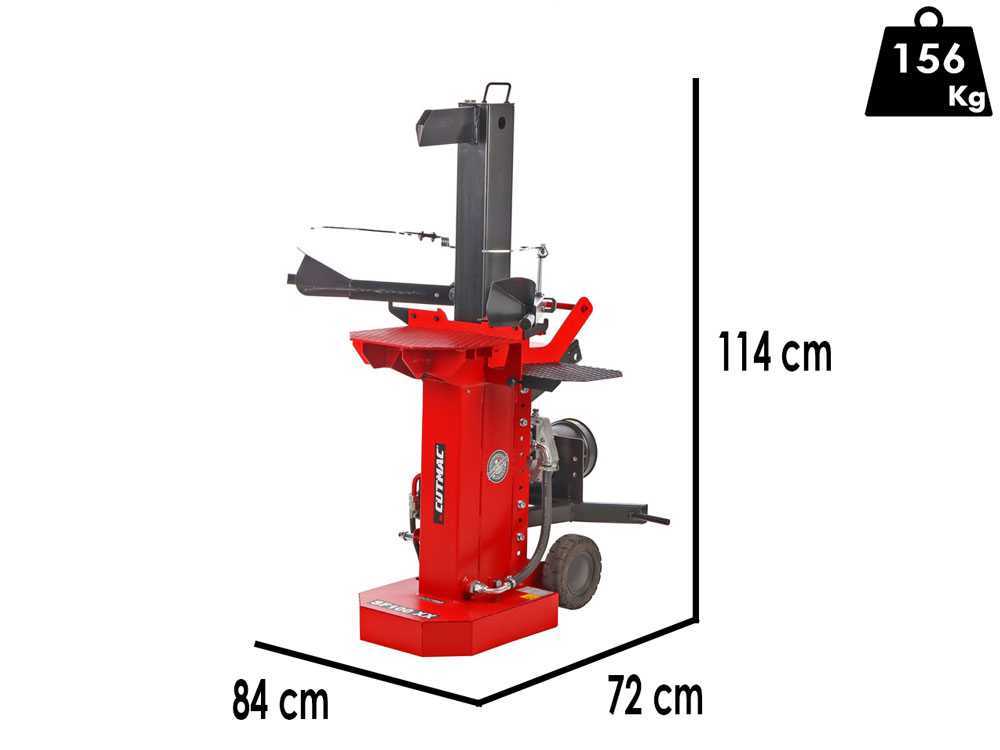 Docma SF100 – Petrol Horizontal Firewood Splitter (10–12 Tonne Splitting Force)