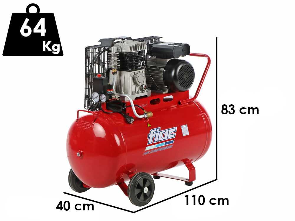 Fiac AB 100/360 M Belt-Driven Air Compressor – 100 L, 3 HP