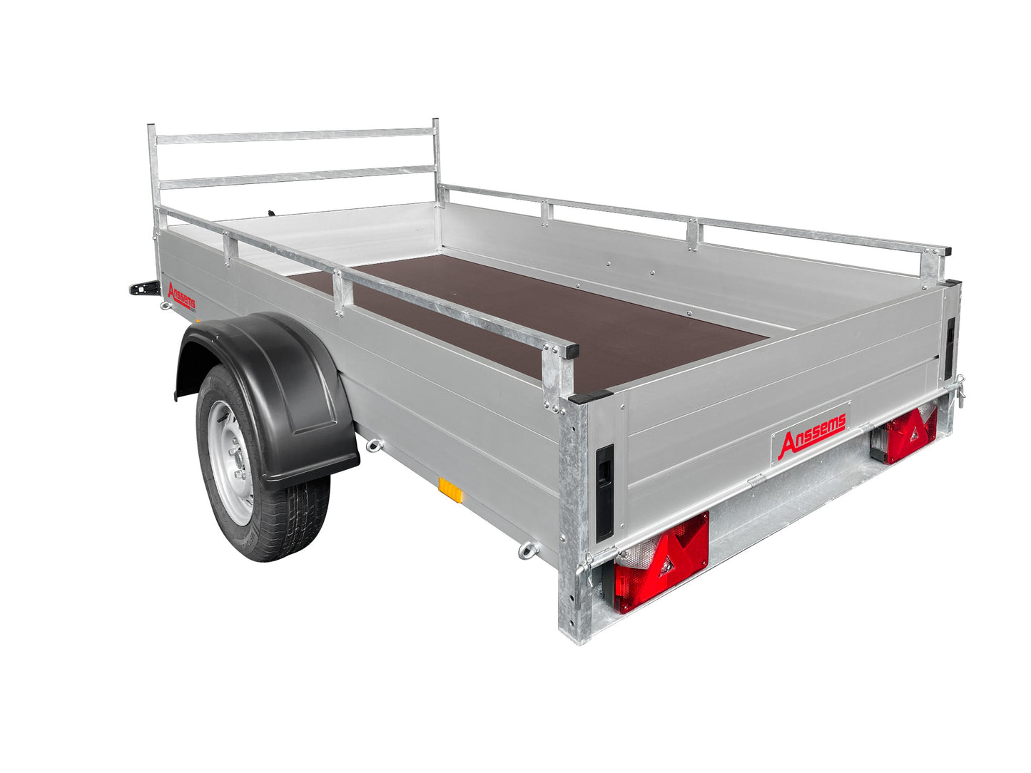 Anssems GTB 1200 – 251×126 R Braked Utility Trailer with Aluminum Box (1200 kg)