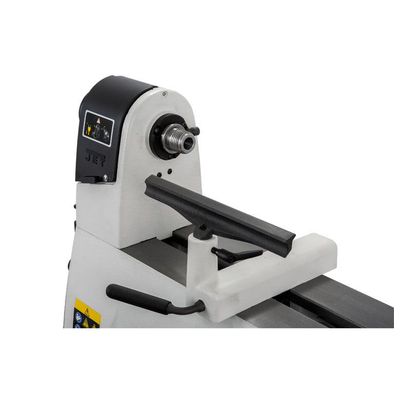 Jet JWL-1221VS Variable Speed Woodturning Lathe – 12″ Swing, Bench Mounted