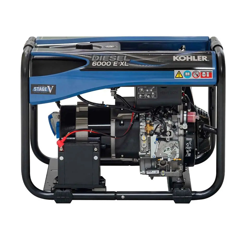 Kohler SDMO Diesel Generator 6000 E XL C5 – 4.9 kW, Single-Phase, 16 L Fuel Tank